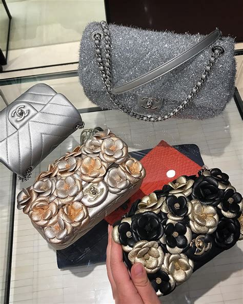 chanel bag with flowers|chanel handbags with flower design.